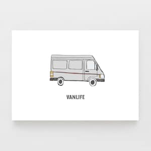 Karte 'Vanlife' | Kastenwagen