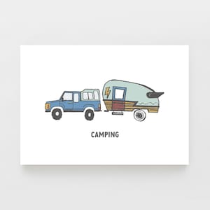 Karte 'Vanlife' | Wohnwagen