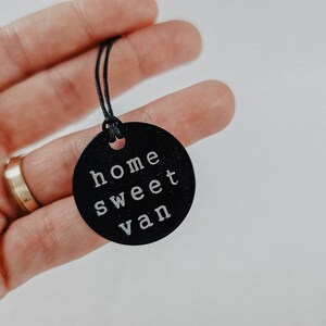 Keyring 'Home Sweet Van' | Black