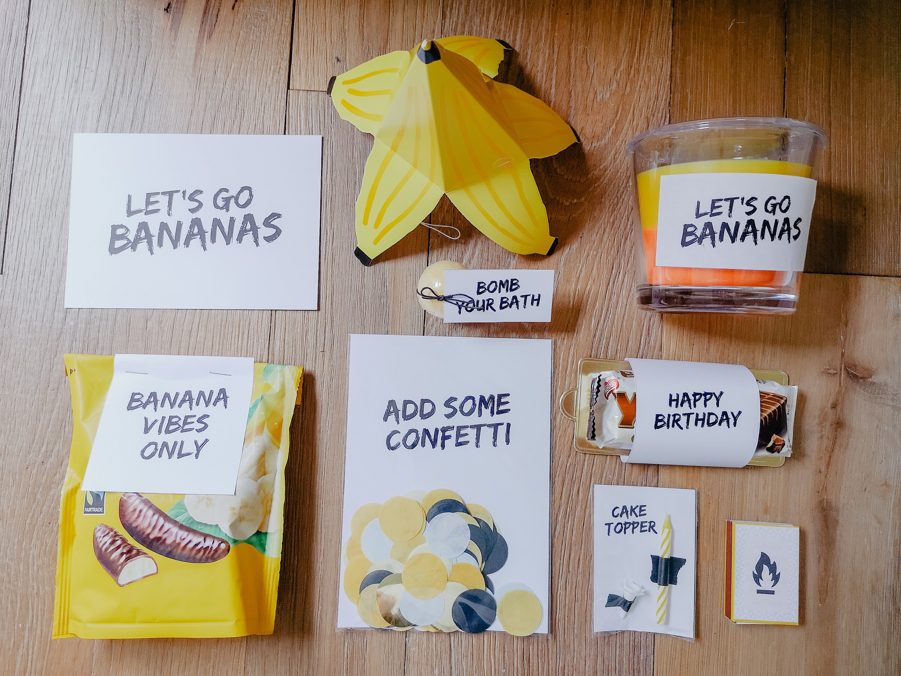 Let's Go Bananas It's Your Birthday Birthday Gift Etsy