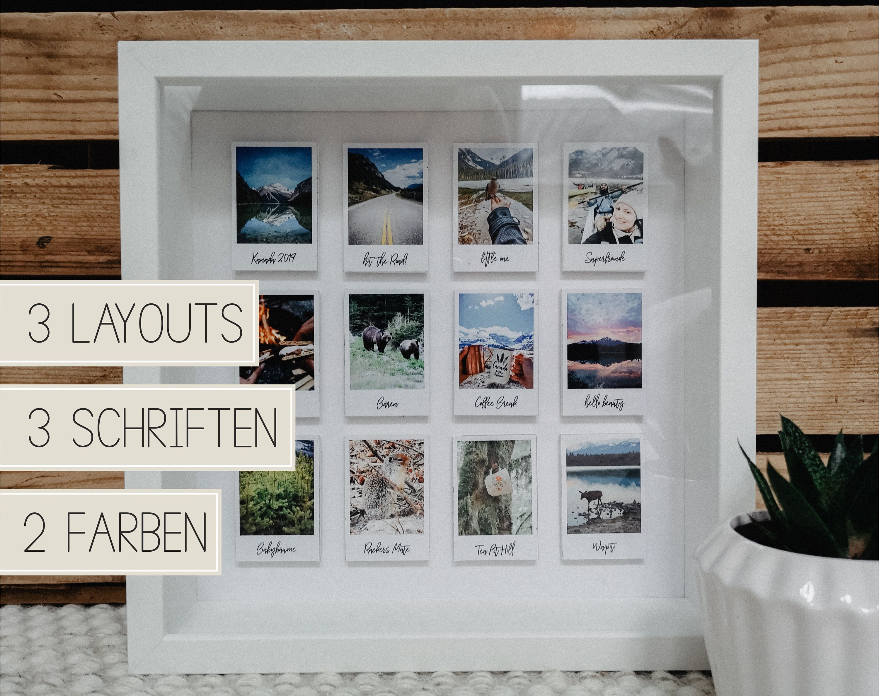 Bilderrahmen für Polaroid: Drawing Your Own Memories