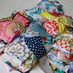 Stoffrest, 3 Unzen Baumwollstoffreste, kleine bis mittlere Größe, nachhaltige Quilten, Junk Journal Collage Kartenherstellung Tags