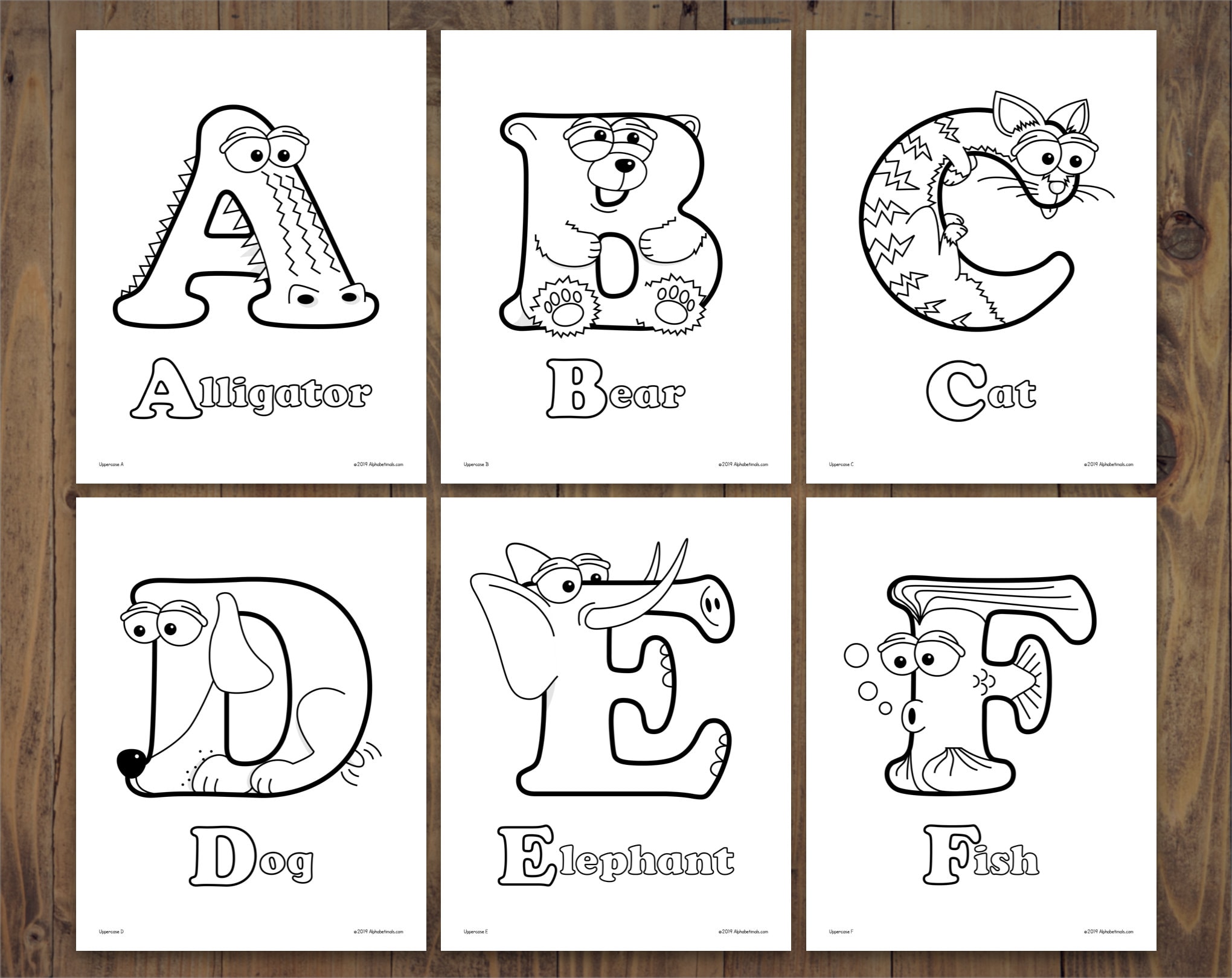 Alphabetimals™ Uppercase & Lowercase Babies! 52+ Printable Aazz