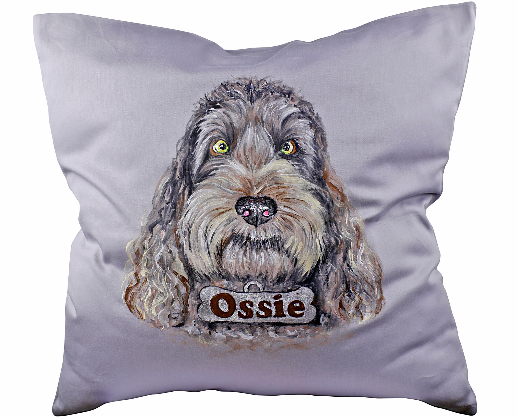 Custom Pet Pillow Cases Throw Pillow Covers Dog Portrait Etsy