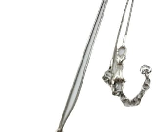 Brighton "ELPHY" Elephant Necklace 18” Adjustable Silver Chain