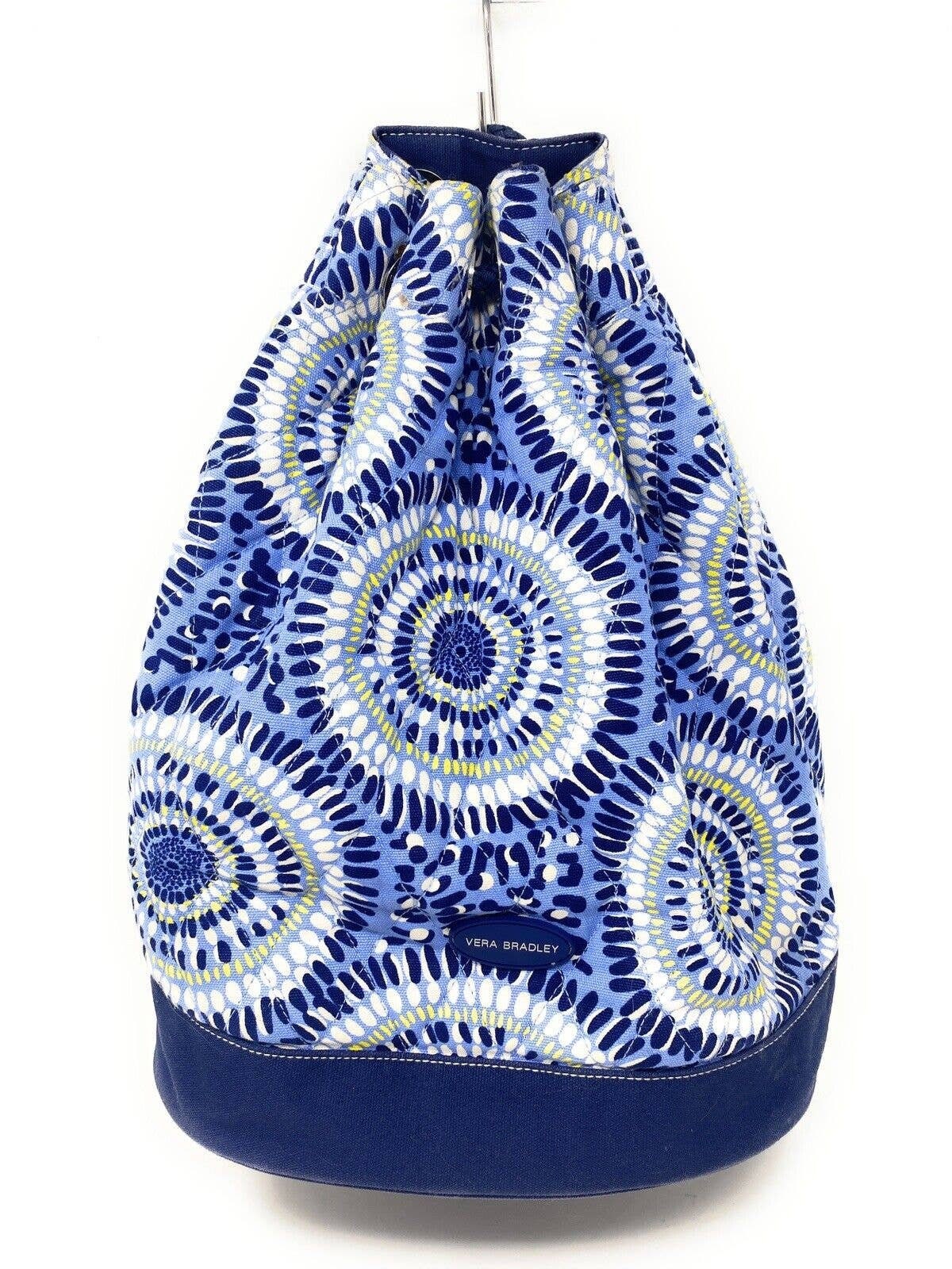 Vera Bradley Starry Night Blue White Drawstring Sling  display picture 1