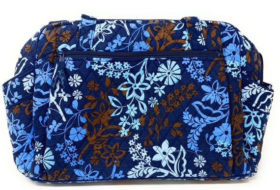 Vera Bradley Java Floral Diaper Bag & Changing Pad Duffel Tote