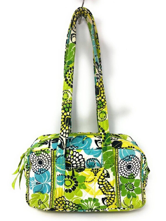 VERA BRADLEY Handbag Shoulder Bag Limes Up Green … - image 2