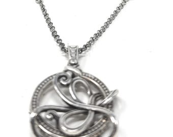 Brighton Romance of Nature Butterfly Silver Pendant Necklace