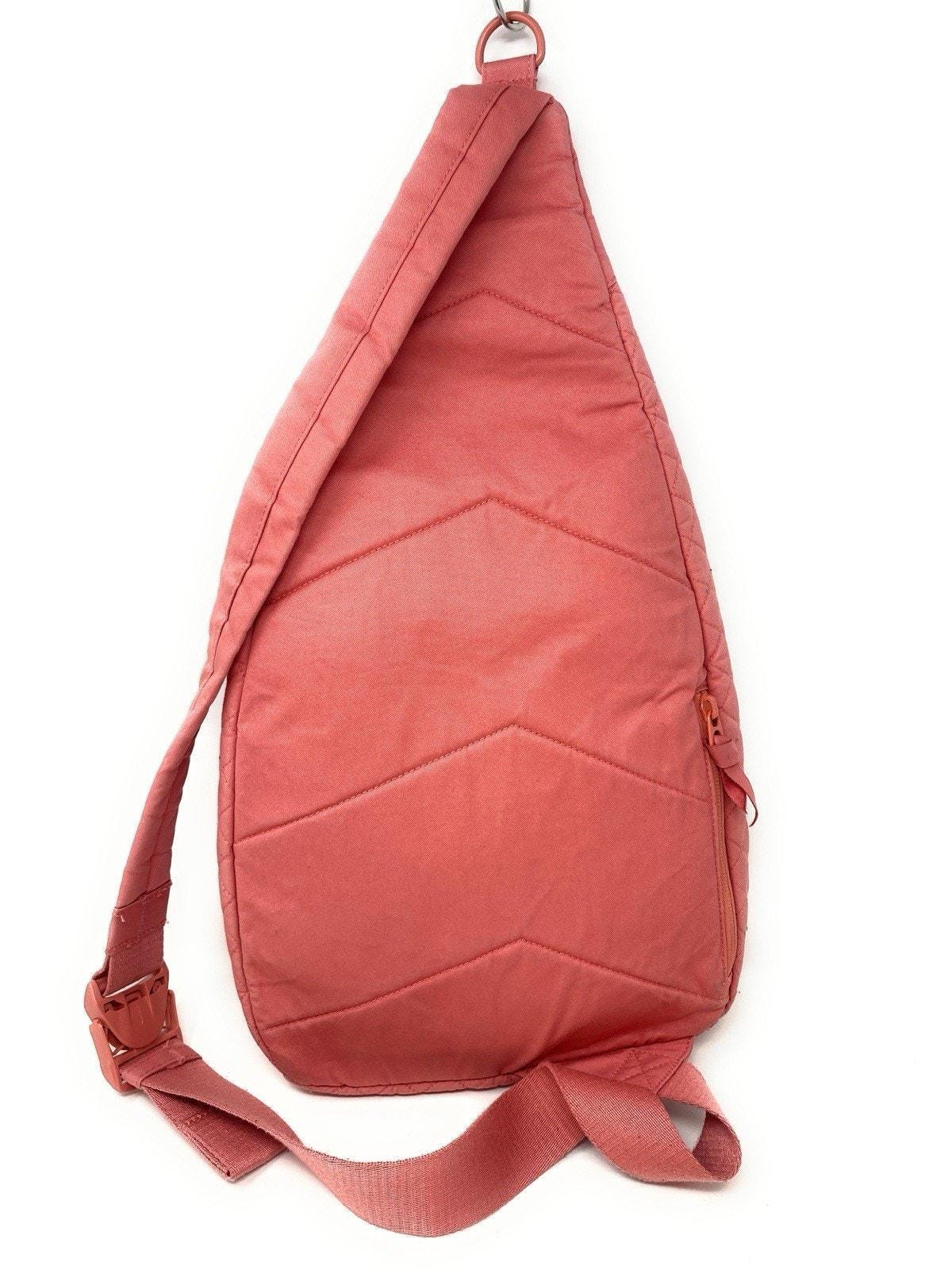 Vera Bradley Quilted Terracotta Backpack Vera Bradley Iconic Sling Backpack - Terra-cotta Rose- - Etsy main image 4