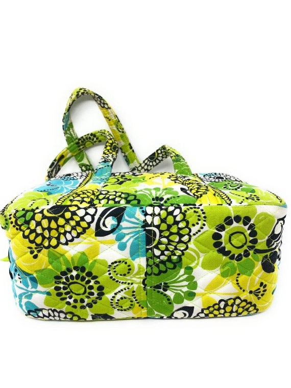 VERA BRADLEY Handbag Shoulder Bag Limes Up Green … - image 4