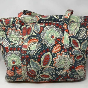 Vera Bradley Nomadic Floral Get Carried Away Tote Etsy