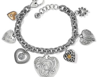 Brighton One Heart Endless Charm Bracelet New FJ9002