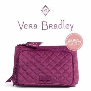 Vera Bradley Majestic Magenta Compact Organizer