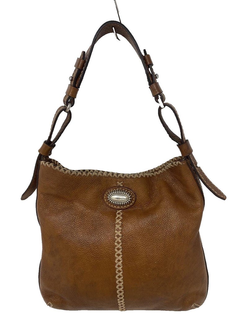 BRIGHTON TELLURIDE CHARLY Stitch Western Hobo Shoulder bag Purse image 1