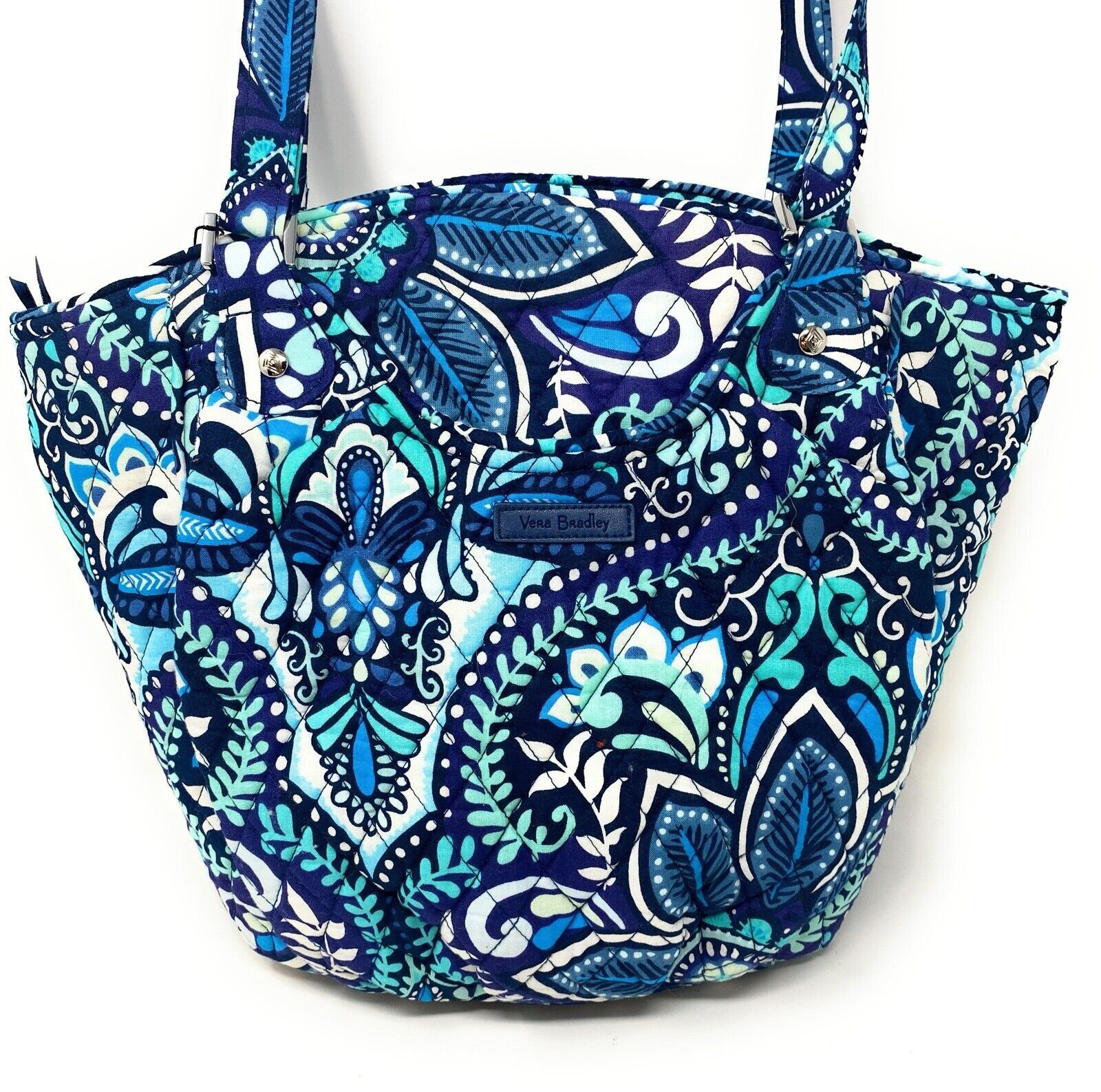 Vera Bradley Large Glenna Tote Blue Island Medallion NWT - Etsy