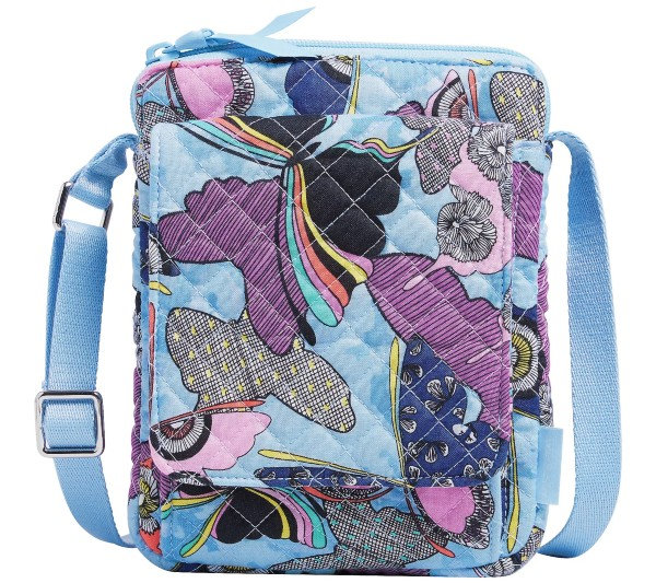 Vera Bradley RFID Mini Hipster aus recycelter Baumwolle mit Schmetterlingsmotiv Etsy