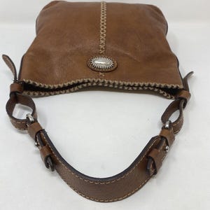 BRIGHTON TELLURIDE CHARLY Stitch Western Hobo Shoulder bag Purse image 5