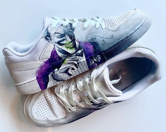 Custom du Joker avec de la peinture personnalisée pour chaussure