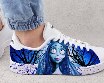 Custom shoes à la peinture des Noces Funèbres | Chaussures pour homme femme enfant | Jack Skellington