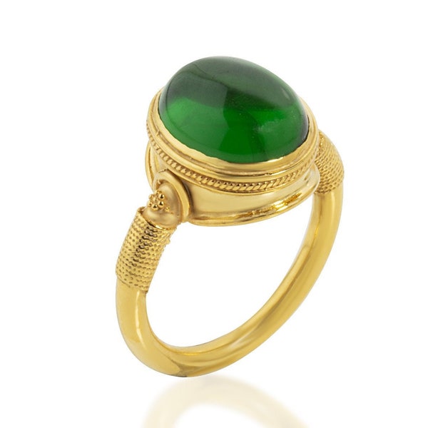 Etruscan Gold Ring - Etsy