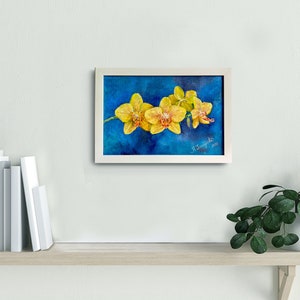 Small floral oil painting, Flower painting, Botanical art, Flower bouquet artwork, Contemporary flower art, Mini-paintings, Fine art image 3