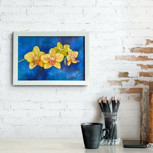 Small floral oil painting, Flower painting, Botanical art, Flower bouquet artwork, Contemporary flower art, Mini-paintings, Fine art image 4