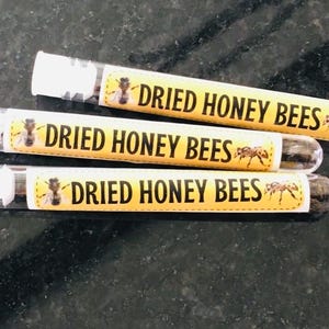 Natural Dried Honey Bees. All bees used at natural end of Life.