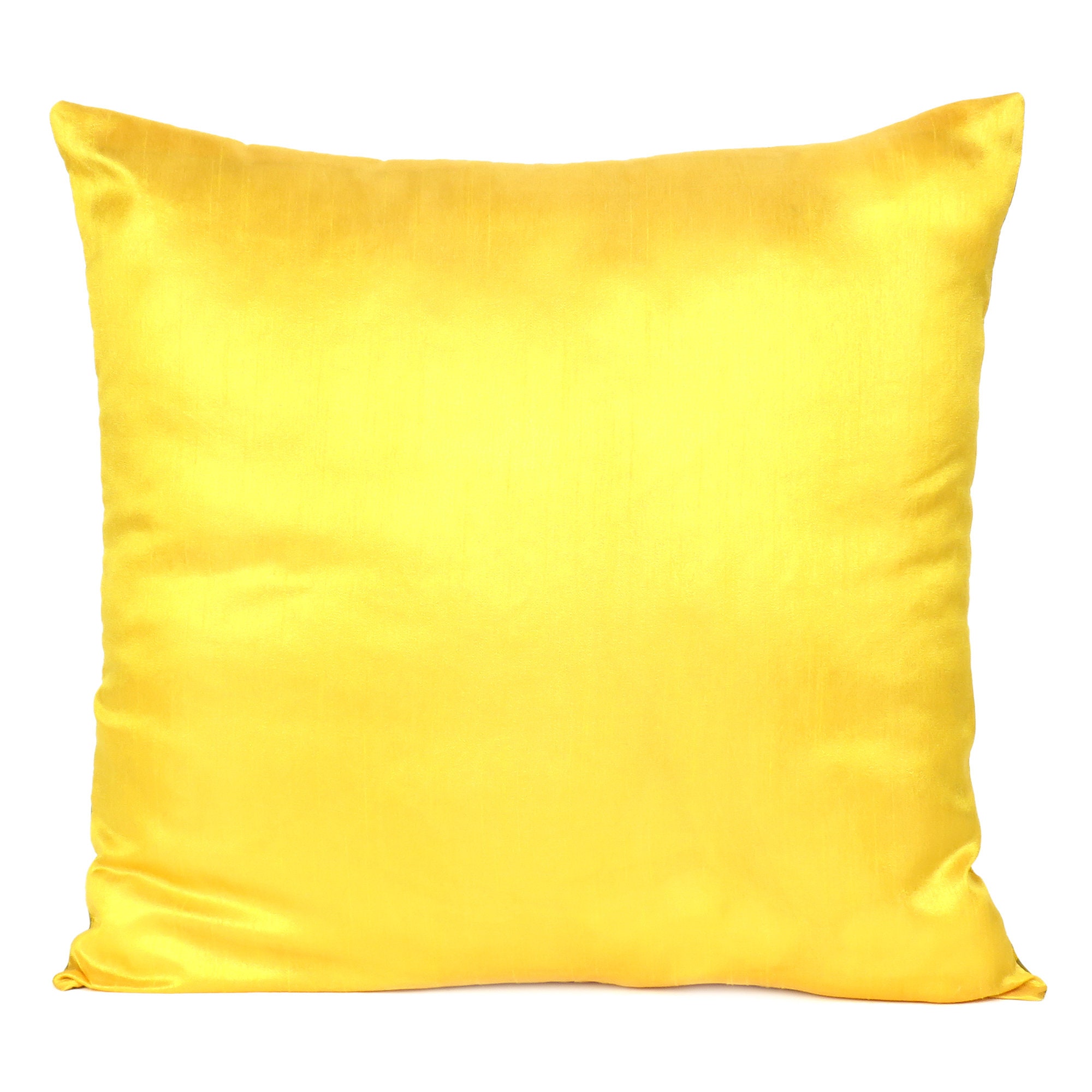Designer Abstract Yellow Cushion Cover Polydupion Khadi Pillow Etsy