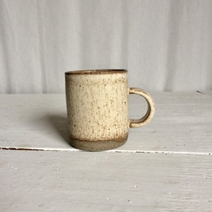 Pottery Coffee Mug with Handle Stoneware Coffee Mug Ceramic Mug Modern Pottery Coffee Mug Rustic Pottery Simple Mug image 2