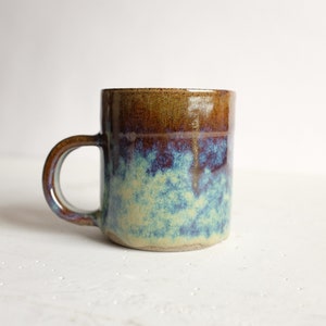 Handmade Ceramic Mug - Modern Pottery Handmade Mug - Simple and Modern Ceramic Cup - Wheel Thrown Stoneware Mug - Handmade Violet Mug