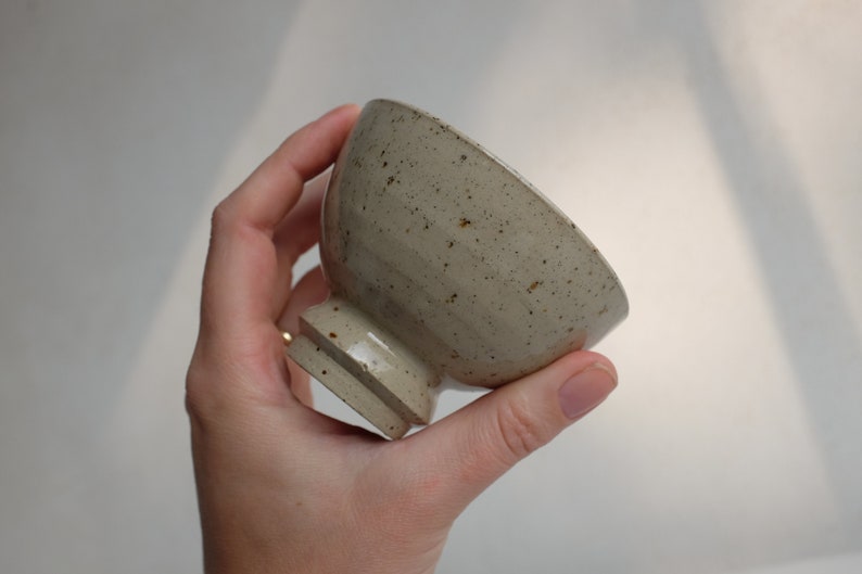 Simple Incense Holder, Ceramic Incense Burner, Handmade Pottery Incense Holder, Altar Incense Holder, Speckled Ceramics, Minimalist Incense image 3