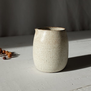 Handmade Ceramic Jug, Small Pottery Milk Creamer,  Small Pottery Pitcher, Handmade Pottery Creamer