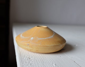 Handmade Pottery Bud Vase - Rustic Glazed Stoneware, Minimalist Decor