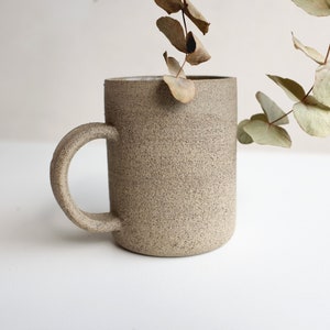 Minimal Coffee Mug Handmade - Stoneware Coffee Mug - Ceramic Mug - Modern Pottery Coffee Mug - Rustic Pottery - Simple Mug