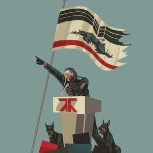 The Democracy - Gerard Way Fanart - Art Print - Digital Painting