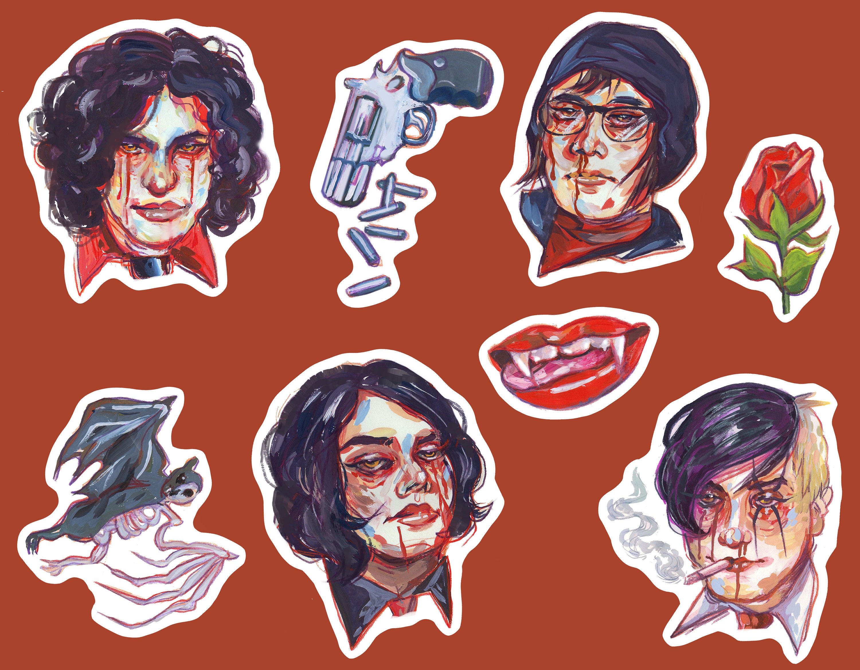 Three Cheers for Sweet Revenge Sticker Set Etsy Polska
