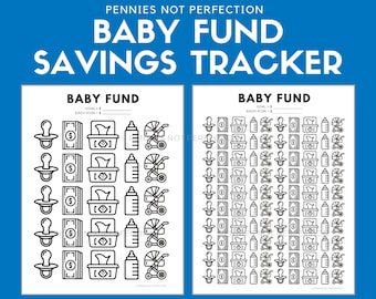 Baby Savings Tracker | Baby Fund Savings Tracker Printable