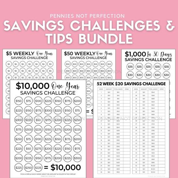 money saving challenges –