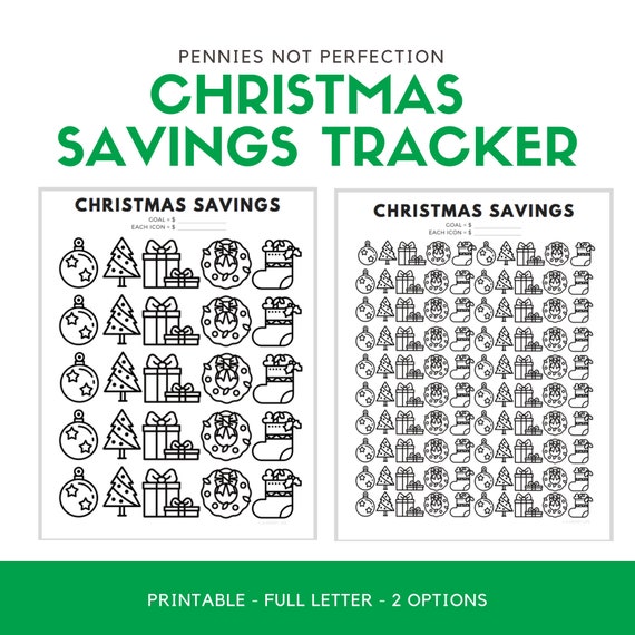 Christmas Savings Plan Chart