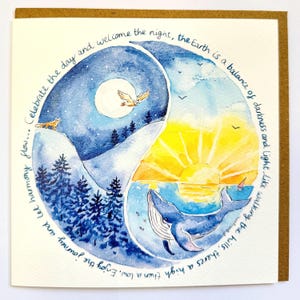 Perfecte balans, mindful mandalakaart