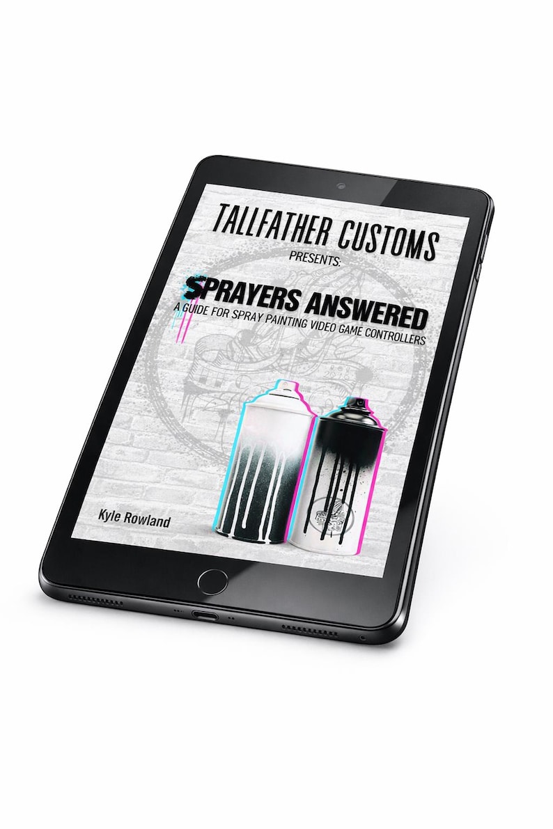 Sprayers Answered | How to Spray Paint Video Game Controllers | Custom Controller Painting Guide | DIY mod Tutorial | Digital Download PDF image 2