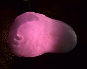 Interesting FUSS Engraving from LAVANDER-Jadeit, A Jade, very exceptional Exceptional Lavender Jade Foot Carving, Burma Jadeite 46.4gr