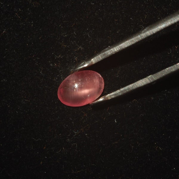 TOP !! - Feiner Rhodochrosit mit KATZENAUGE - selten !! ***1,70 Carat***  Extreme Rare Catseye Rhodochrosite