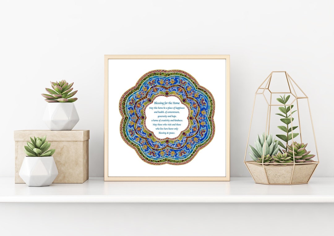 Home Blessing. House Warming Wall Art, House Warming Gift - Etsy