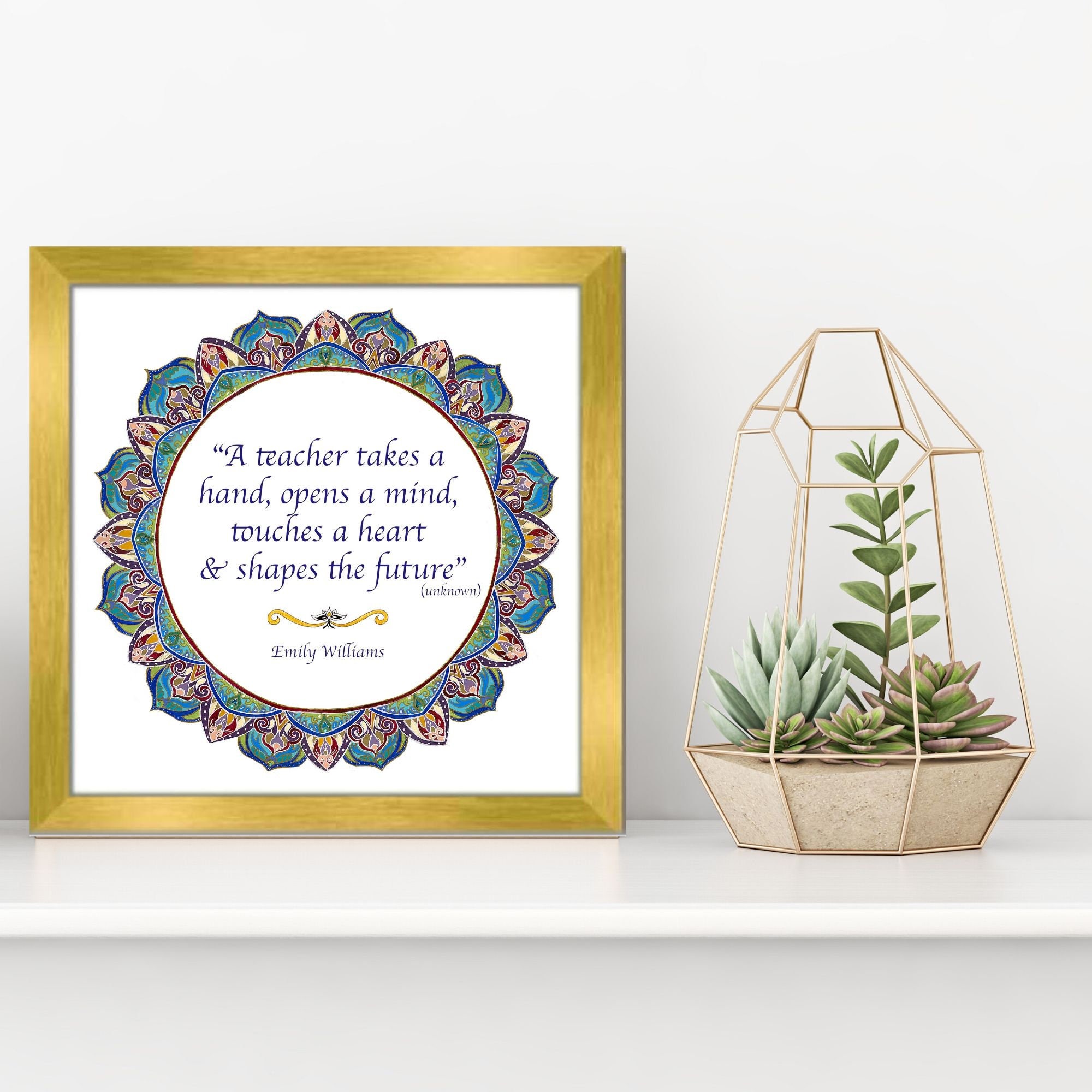 Teacher end of year gift personalized Teacher graduation | Etsy