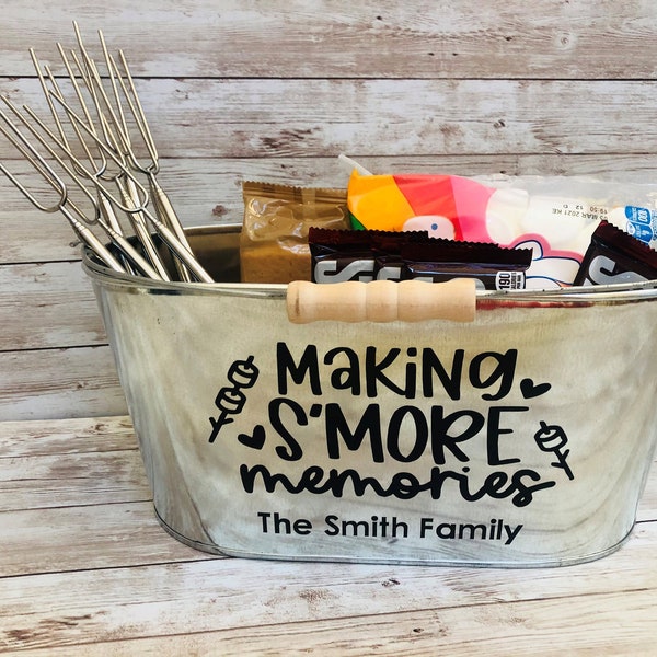 Personalized S’mores Caddy - S’mores Station - S’mores box - S’mores caddy
