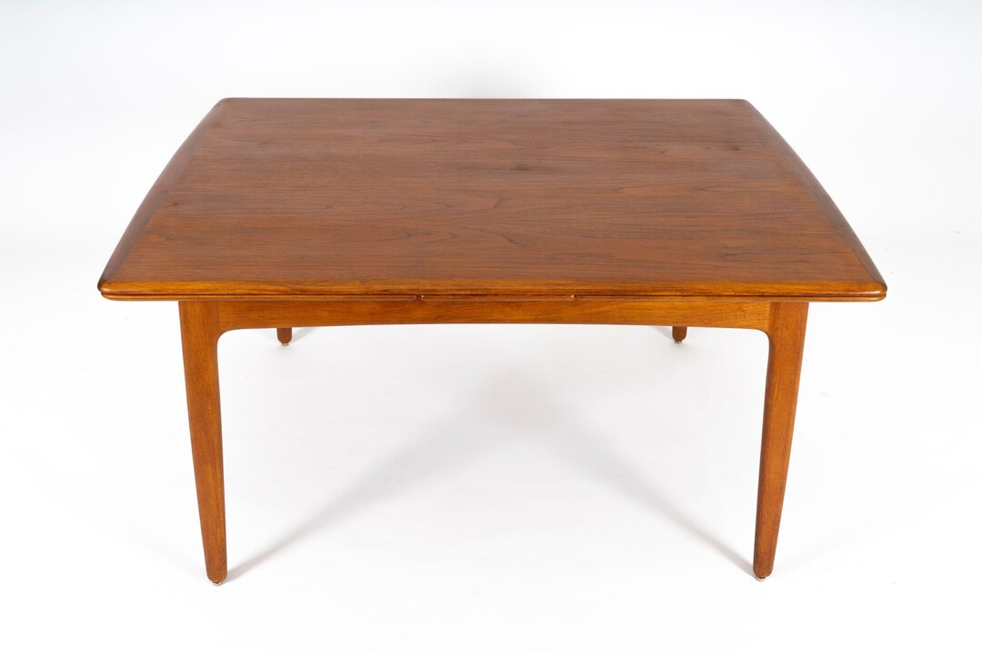 Teak Dining Table With Two Inserts by Svend Åge Madsen Etsy