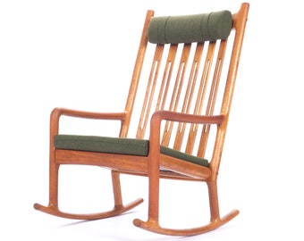 Rocking chair by Hans Olsen for Juul Kristensen, Denmark 1960s