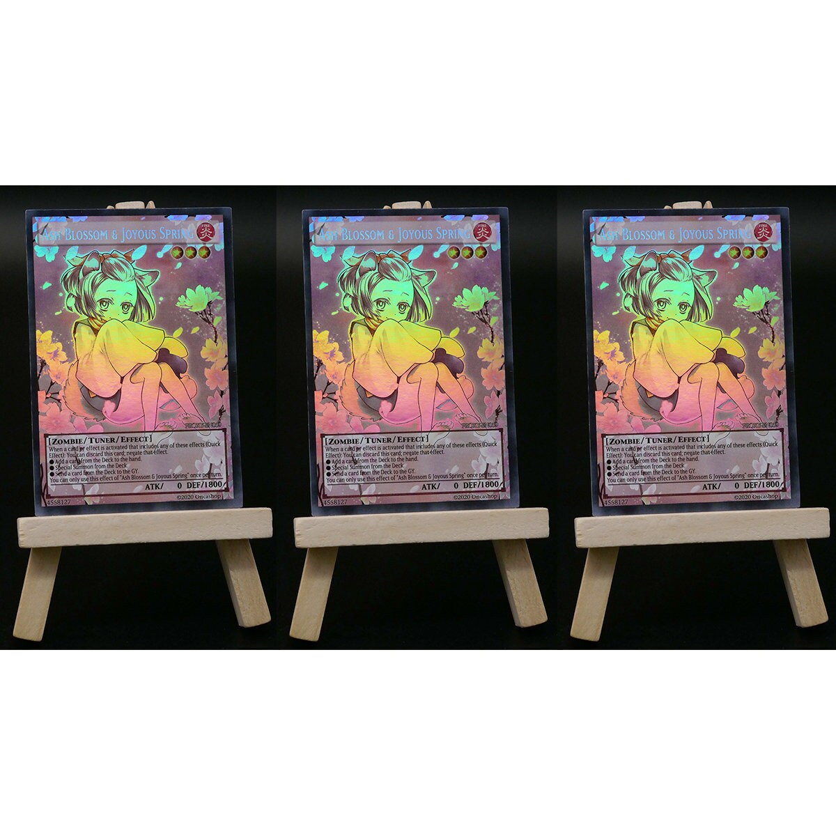 3 x Ash Blossom /& Joyous Spring Yu-gi-oh Common SDSB Playset